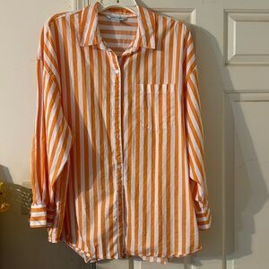 The boyfriend shirt.  Size XL. Perfect for the fall day!